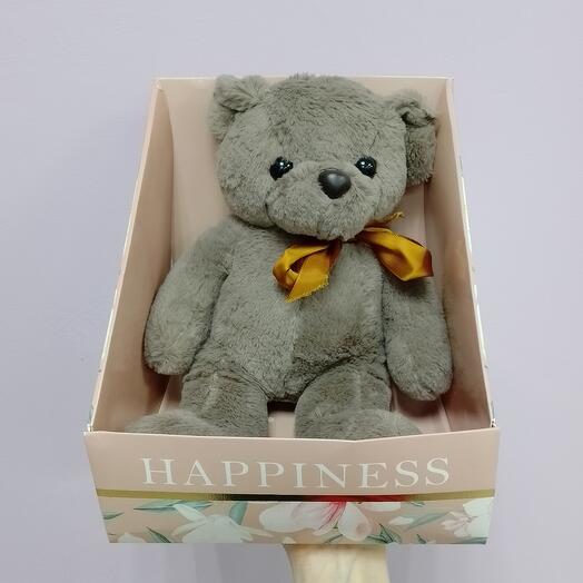 Игрушка мишка в коробке