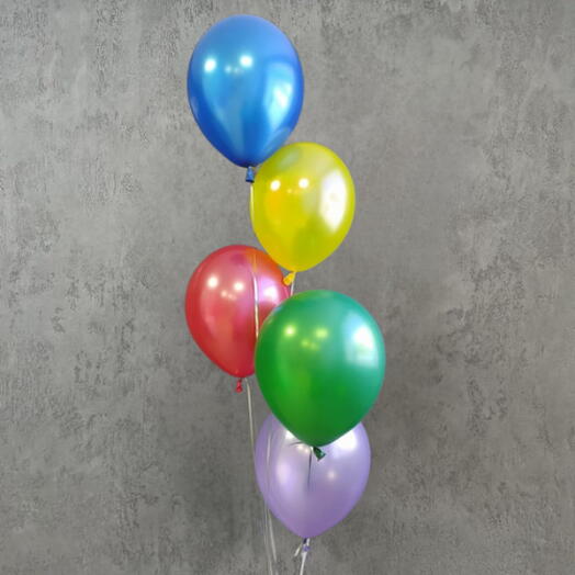 Воздушный микс 🎈 набор облако из 5 шаров ☁️️🫧🍭🦄🌻