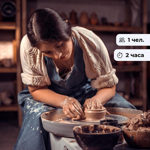 The atmosphere of creativity. Pottery workshop