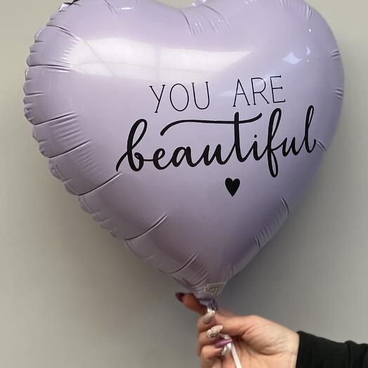 Шар гелиевый beautiful