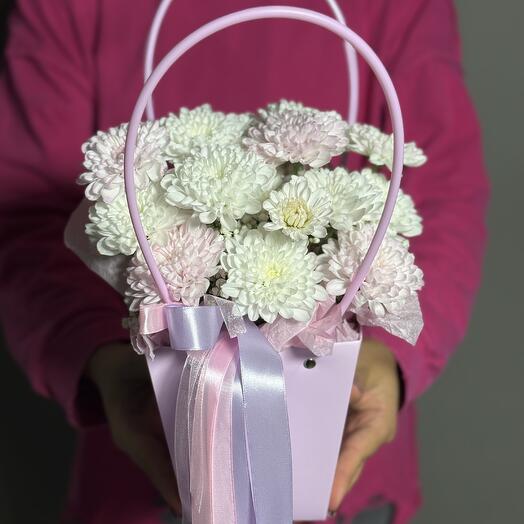 Сумочка с хризантемой 🩷