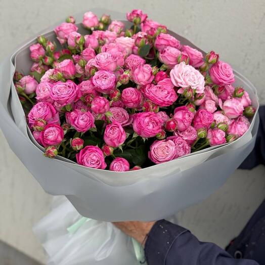 21 Кустовая Роза сорт «Леди бомбастик» 🌸