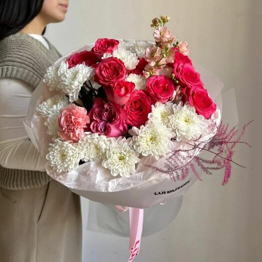 Букет "В розовых оттенках"