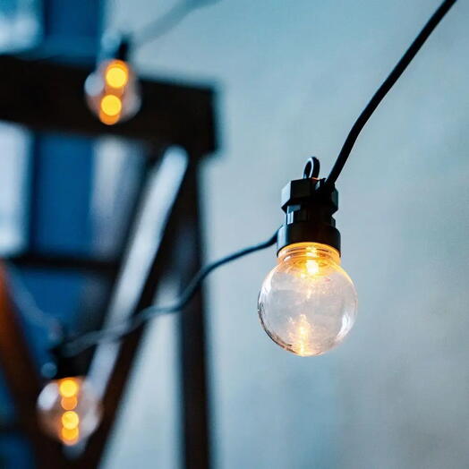 Электрогирлянда "Хоровод огней", 20 экстра-тёплых белых LED-ламп, 9.5+5 м, ко