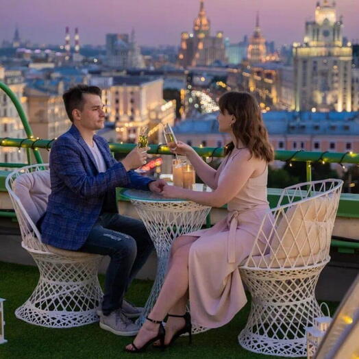 🎀Романтическое свидание на крыше 2 участника 1 посещение 💝