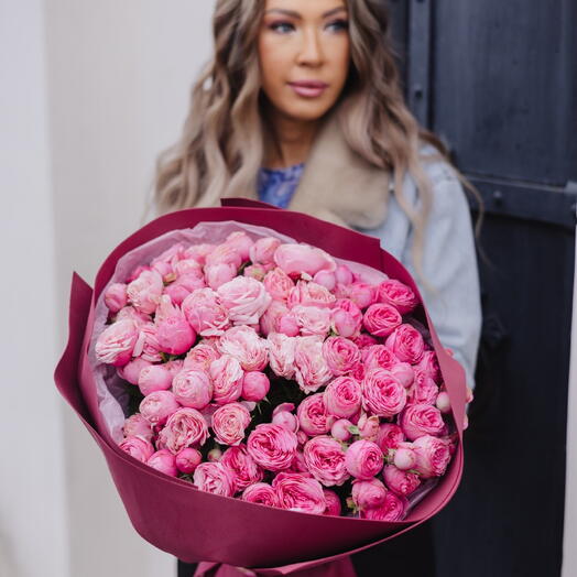 Кустовые розы 🥀 в фоамиран