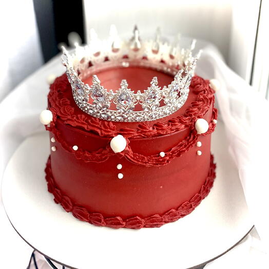 Торт с короной вау эффект