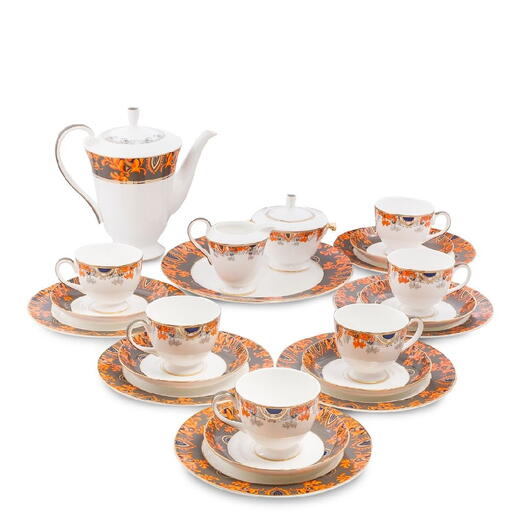 Чайный сервиз 22 предмета на 6 персон (Riomaggiore Pavone/ Риомаджоре Павон)