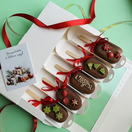 Чизкейки ассорти подарок на Новый год