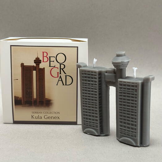 Genex Tower Souvenir Candle