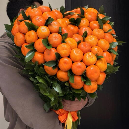 Сердце из Мандарина с рускусом
