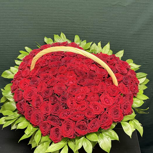 101 Роза виде сердечко