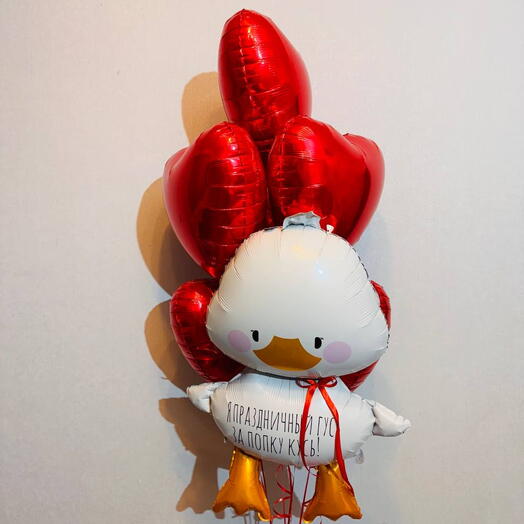 Воздушные шарики сердца для девушки женщины