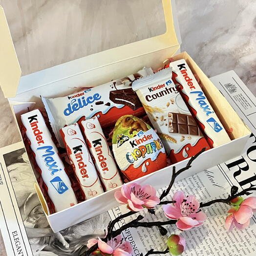 «Сладкий комплимент 🍰»  - Подарочный набор, сладкий набор, сладкий подарок, девушке, любимой, девочке, парню, ребенку, киндер