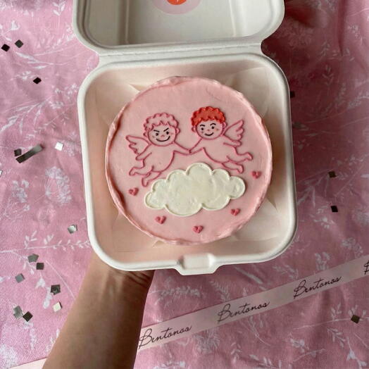 Бенто торт на День Святого Валентина Злюка13, коллекция «14 февраля», «злюка»