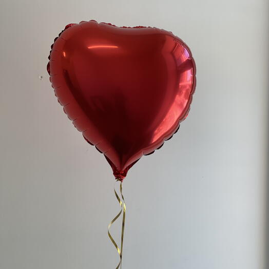 Шар сердце фольгированный