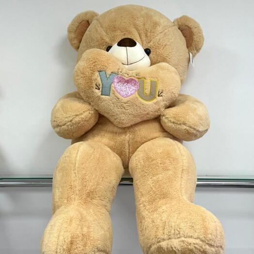 Медведь с сердцем 120см