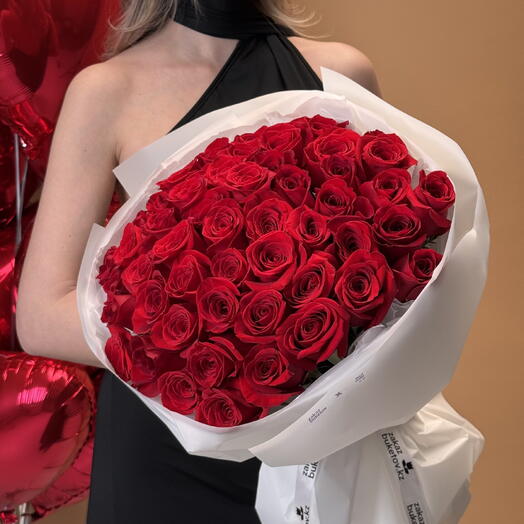 Букет из 51 розы Freedom