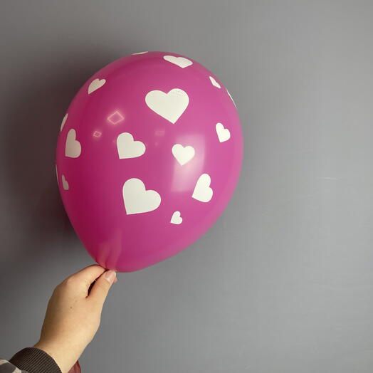 Шар розовый на 8 марта