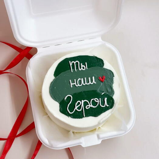 Пп Бенто торт без сахара и без глютена на 23 февраля ты мой герой