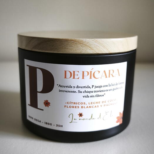 Aromatic candle P from Picara 180g