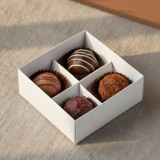 Ассорти из 4 сырных конфет "Larka Chocolates"