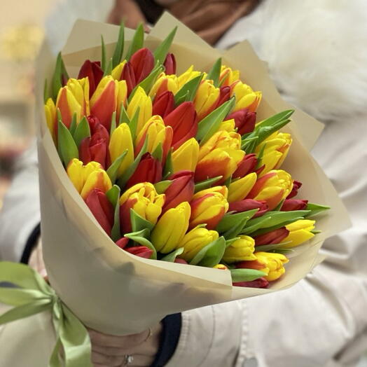 Тюльпаны микс 35шт