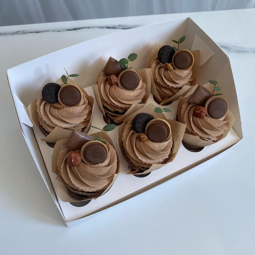 Капкейки 6 штук