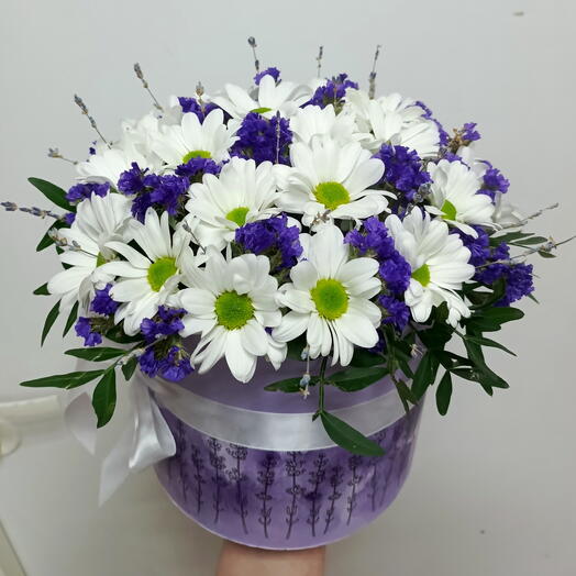 Коробка с цветами Прованс