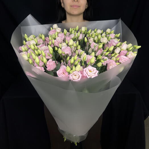 Лизиантусы розовые