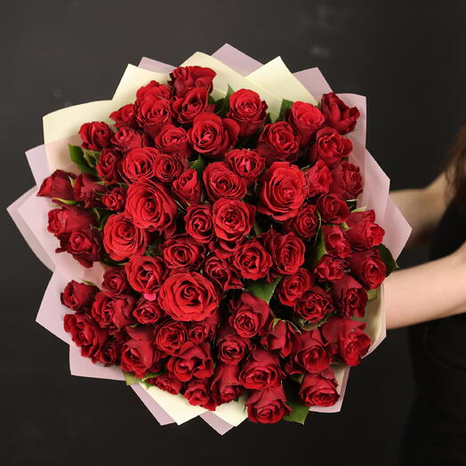 Букет из 51 красной розы