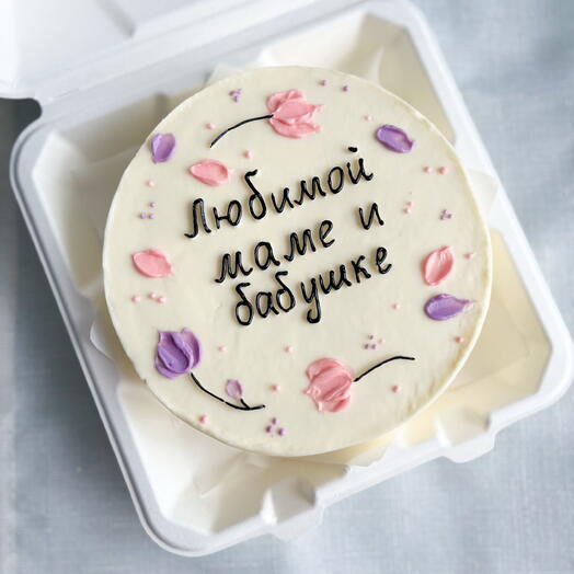 Бенто торт маме и бабушке