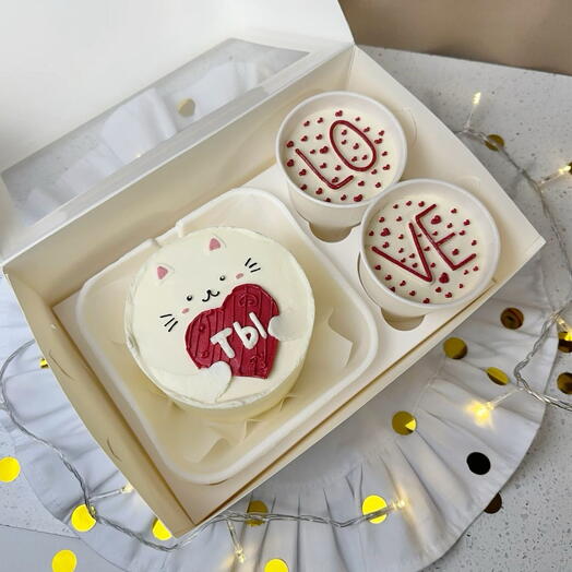 Набор бенто и 2 cake to go, Любимому/Любимой