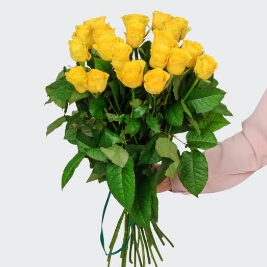 букет из 21желтой розы🍋