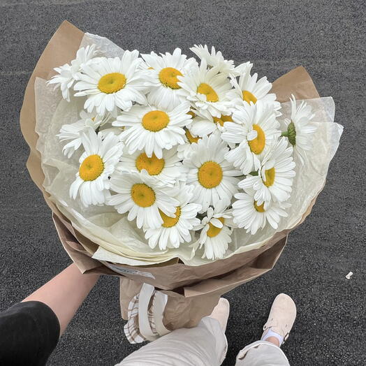 Букет ромашек в полевом стиле🌼