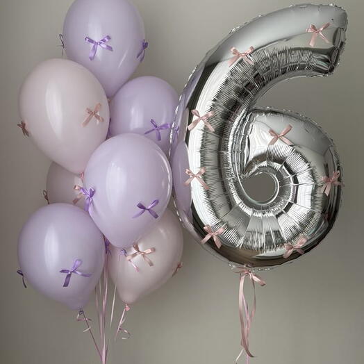 Воздушные шары на 6 лет девочке