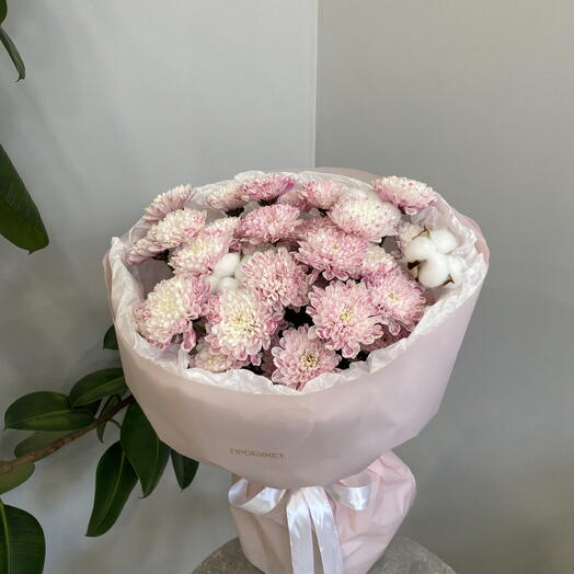 Воздушный букет из хризантемы🌸