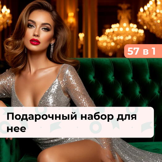 57 в 1 Лучший комплимент. Подарочный набор для нее