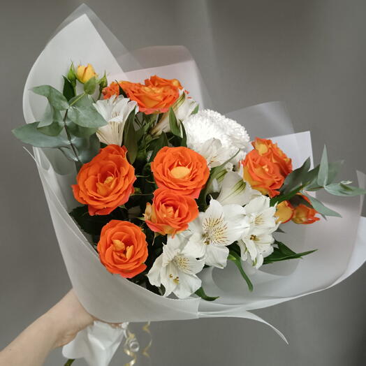 Букет оранжевое настроение🧡