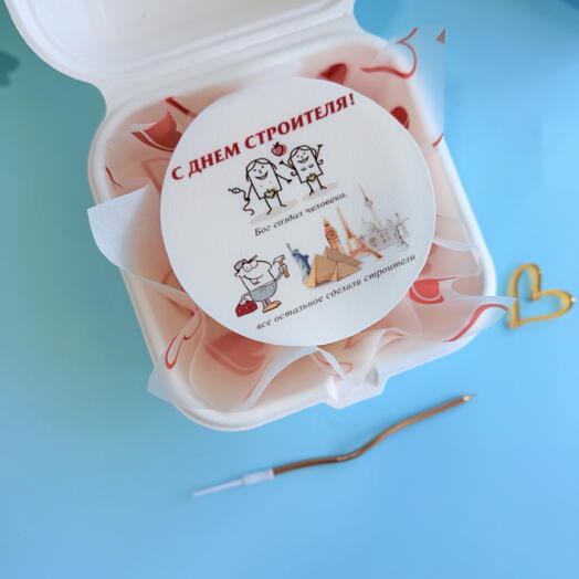 Бенто торт ко Дню строителя в подарок
