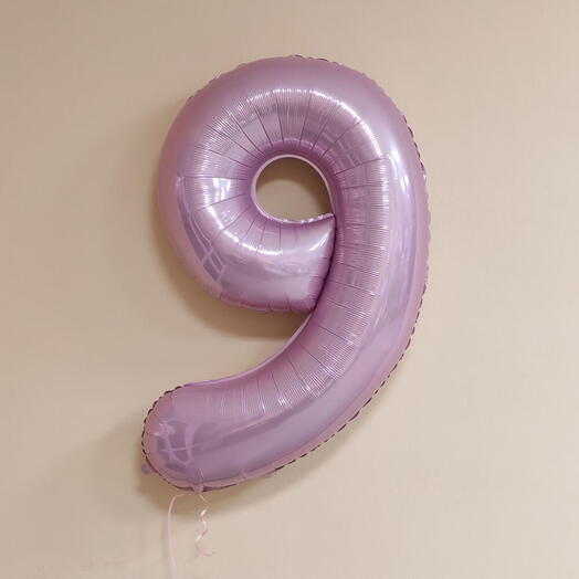 Шар цифра Фламинго 9