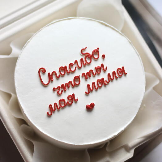 Бенто-торт для мамы "спасибо, что ты моя мама"