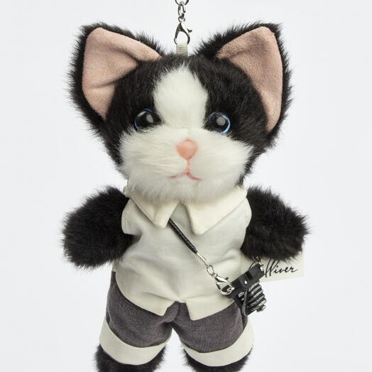 Мягкая игрушка-подвес Gulliver Кот в костюме 15 см коллекция Mini Friends