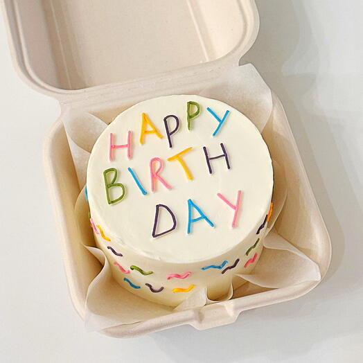 Бенто торт birthday, с днем рождения
