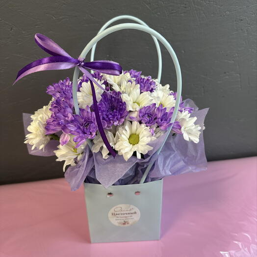 Цветочная композиция 💜
