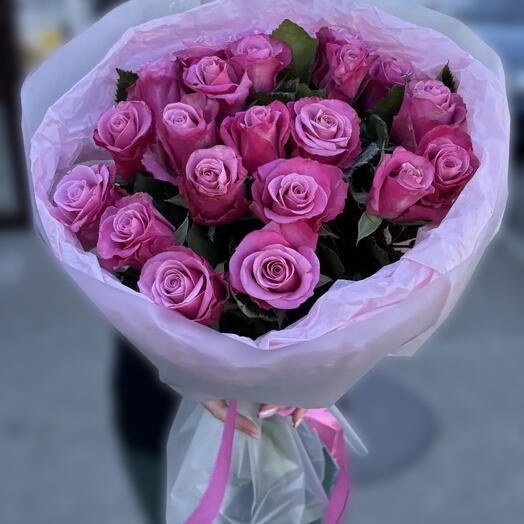 😍Хит: 21 сиреневая роза💕