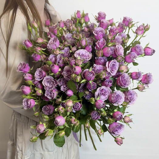 Кустовые розы 15 шт