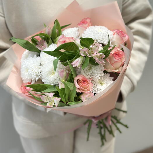 Букет с розами Нежность