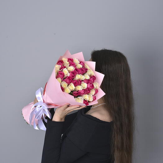 Нежный Микс из 51 Розы