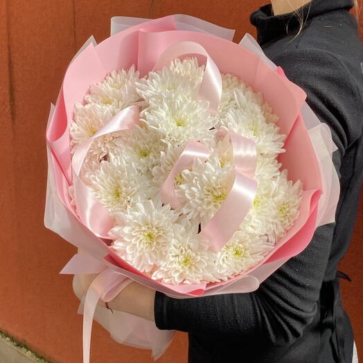 Букет из кустовой хризантемы 🌸💕